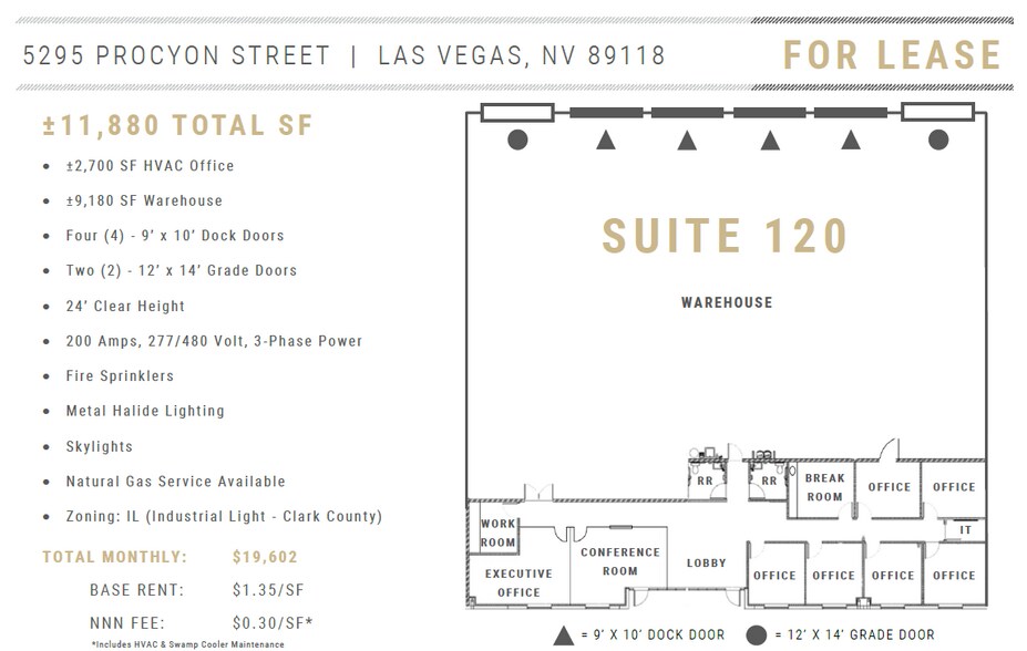 5295 Procyon St, Las Vegas, NV à louer - Plan d’étage - Image 3 de 4