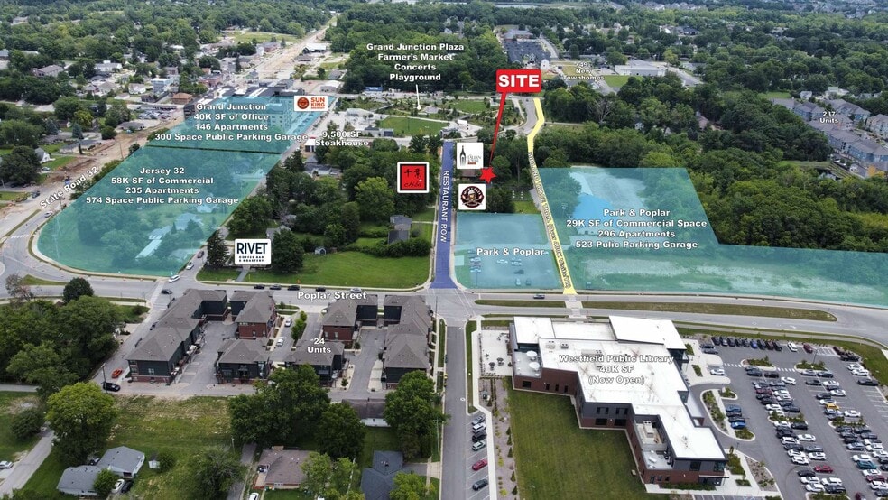 227 Park St, Westfield, IN à louer - Plan de site - Image 2 de 2