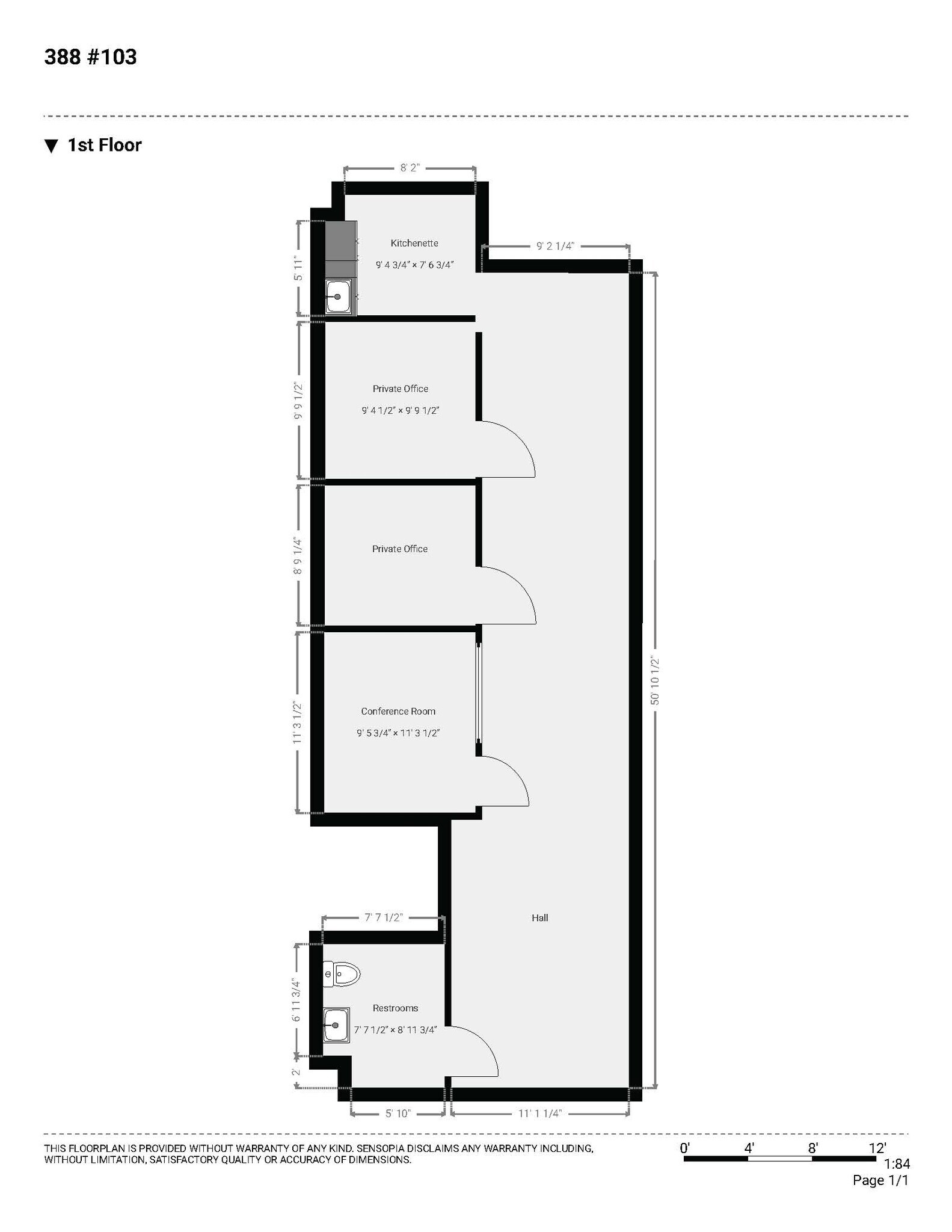 388 E Valley Blvd, Alhambra, CA for lease Floor Plan- Image 1 of 8