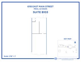 6016-6036 E Main St, Mesa, AZ à louer Plan de site- Image 1 de 1