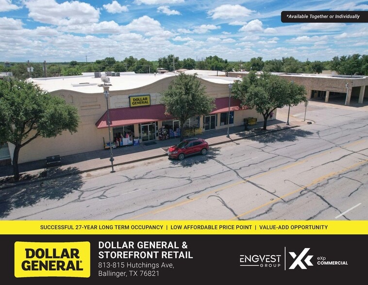 813-815 Hutchins Ave, Ballinger, TX for sale - Building Photo - Image 1 of 15