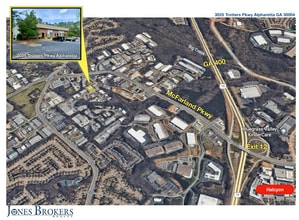 3025 Trotters Pky, Alpharetta, GA - Aérien  Vue de la carte
