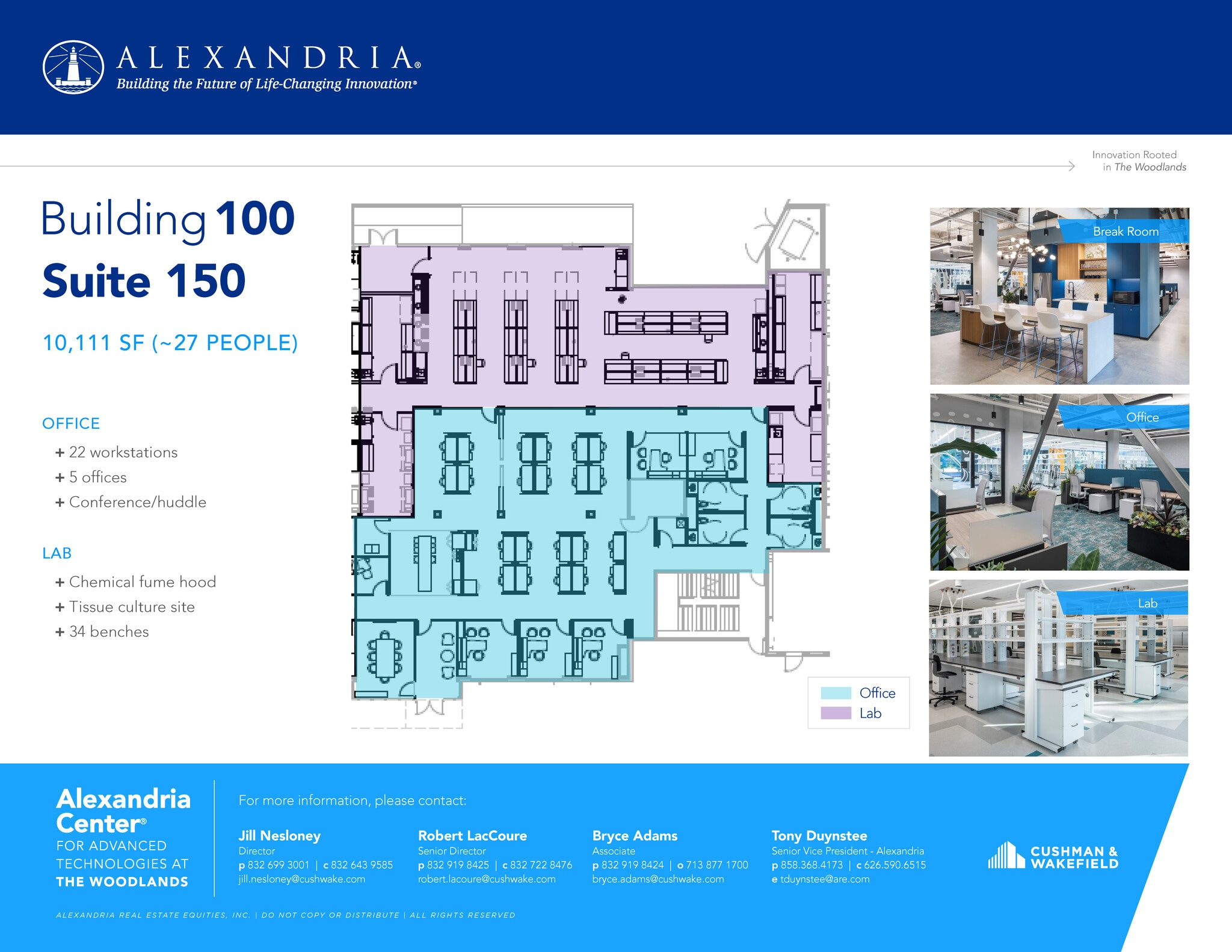 8800 Technology Forest Pl, The Woodlands, TX for lease Floor Plan- Image 1 of 1
