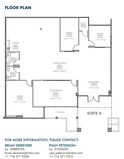 11065 Knott Ave, Cypress, CA for lease Floor Plan- Image 1 of 1