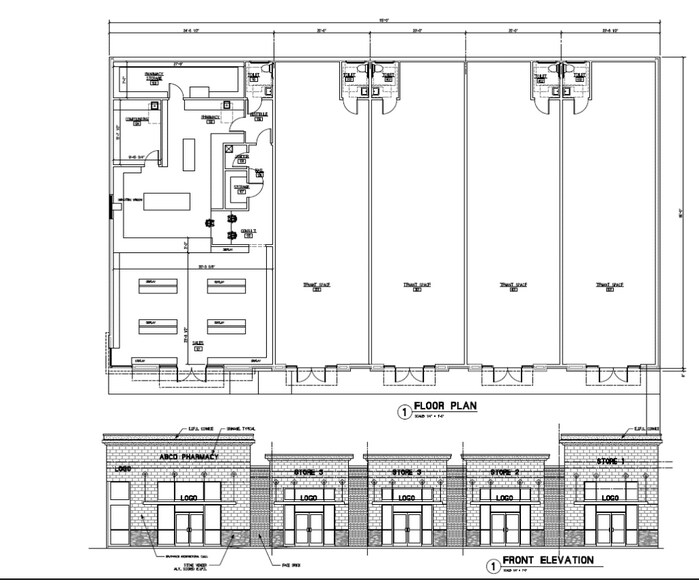 608 S Houston Lake Rd, Warner Robins, GA à louer - Plan d’étage - Image 2 de 3
