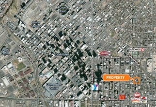 815 E 17th Ave, Denver, CO - Aérien  Vue de la carte