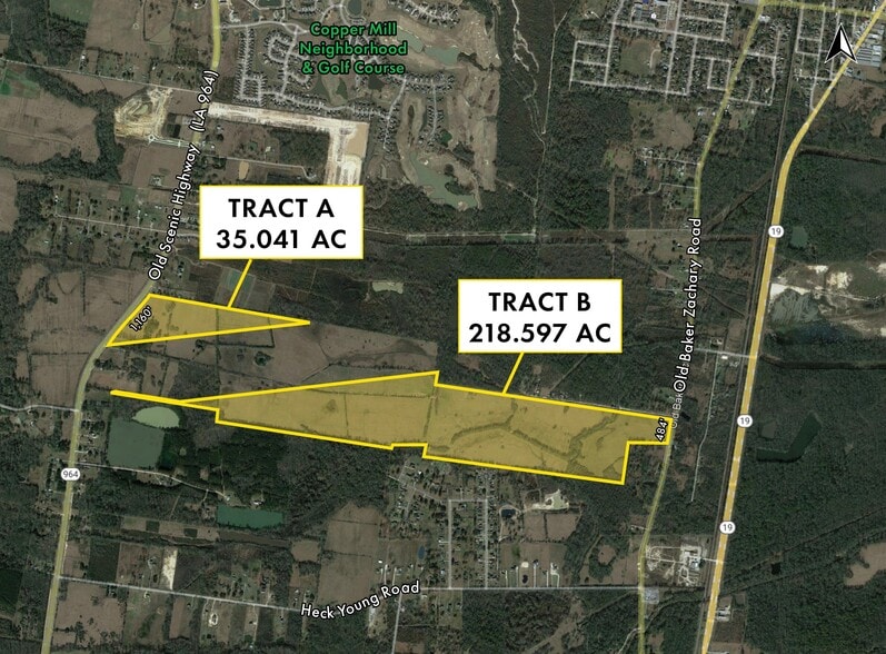 17878 Old Scenic Hwy, Zachary, LA à vendre - Aérien - Image 1 de 4