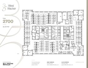 35 W Wacker Dr, Chicago, IL à louer Plan d’étage- Image 1 de 3