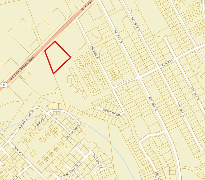 801 Highway 17 S, North Myrtle Beach, SC for sale - Plat Map - Image 3 of 3