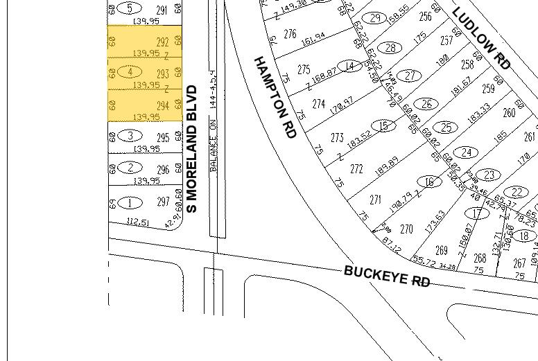 2870 S Moreland Blvd, Cleveland, OH à vendre - Plan cadastral - Image 2 de 5
