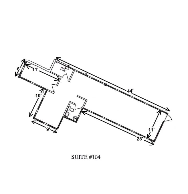 5403 Crowchild Trl NW, Calgary, AB for lease Floor Plan- Image 1 of 1