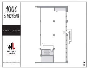 1006 S Michigan Ave, Chicago, IL à louer Plan d  tage- Image 1 de 1