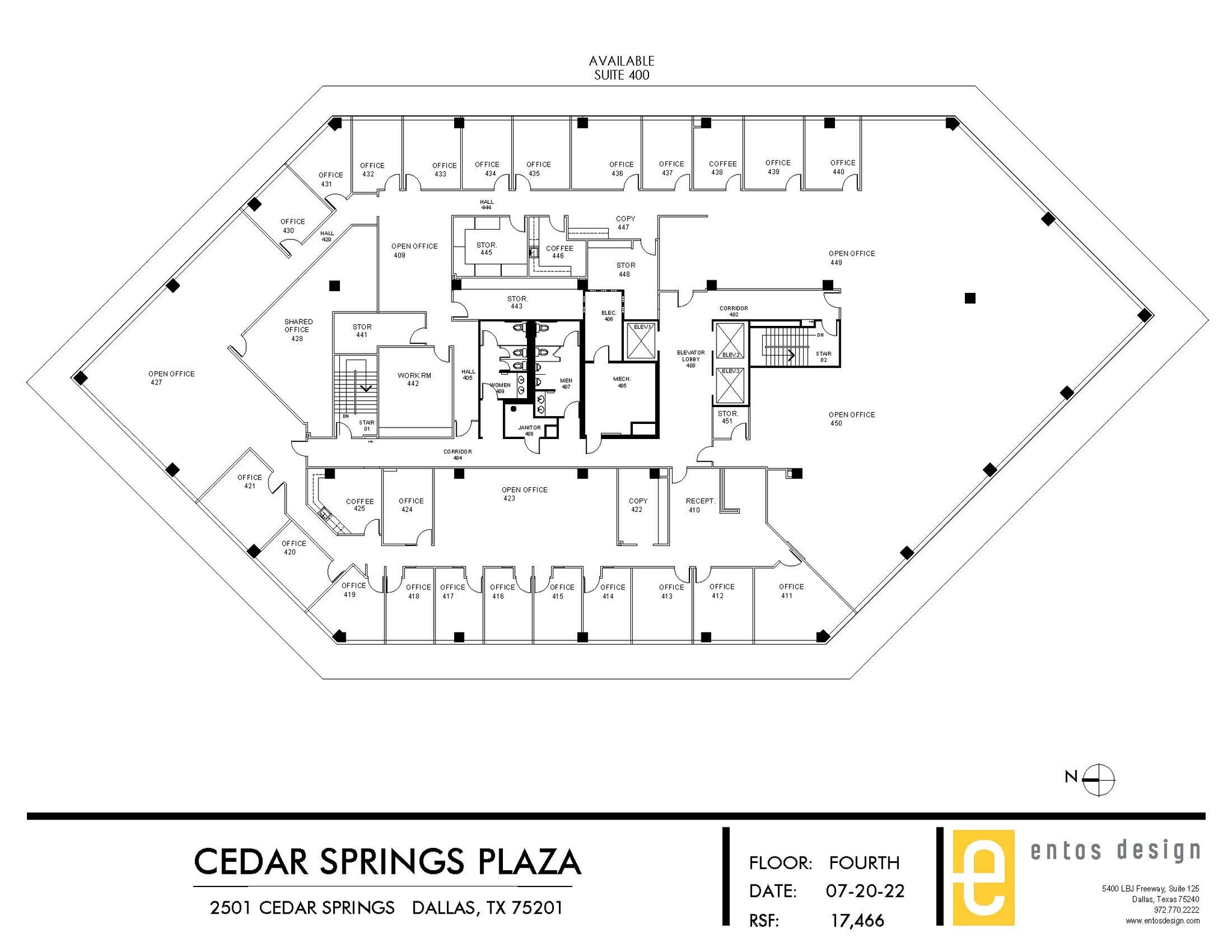 2501 Cedar Springs Rd, Dallas, TX for lease Floor Plan- Image 1 of 1