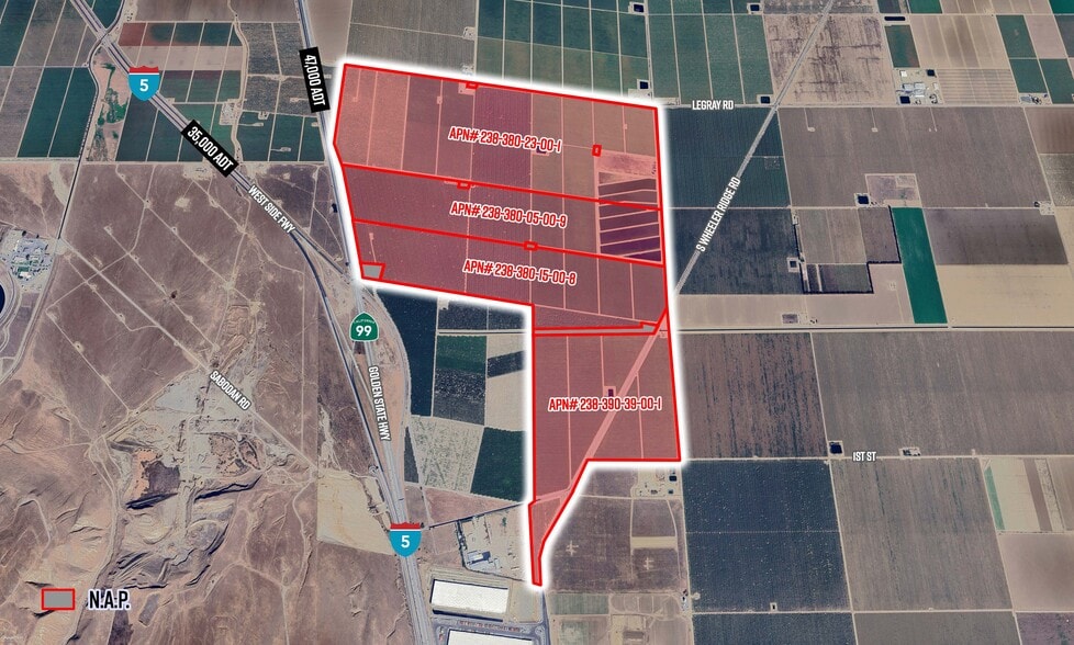 LeGray Rd, Arvin, CA for sale - Aerial - Image 1 of 20