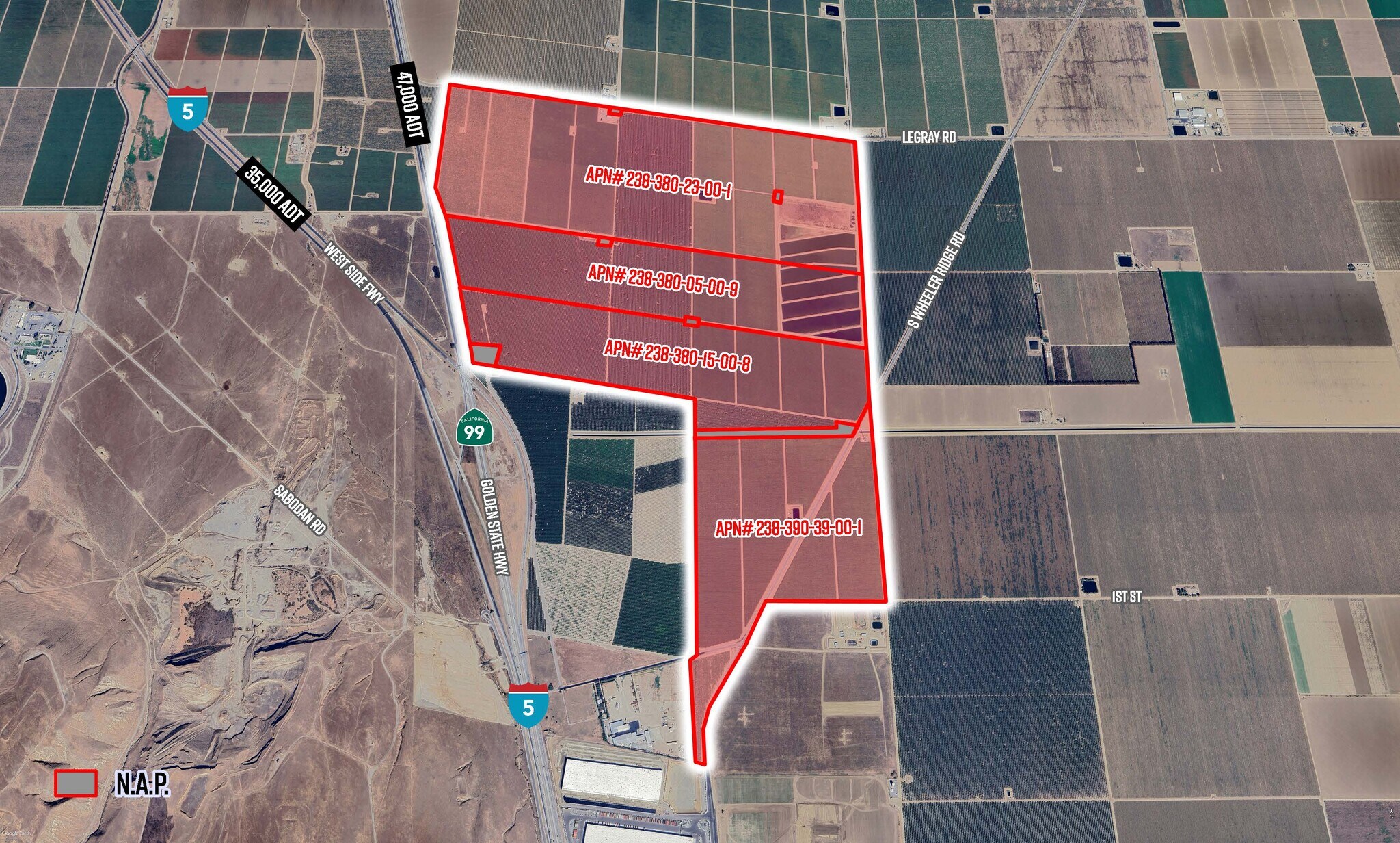 LeGray Rd, Arvin, CA à vendre Aérien- Image 1 de 21