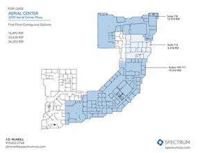 2000 Aerial Center Pky, Morrisville, NC à louer Plan d’étage- Image 2 de 2