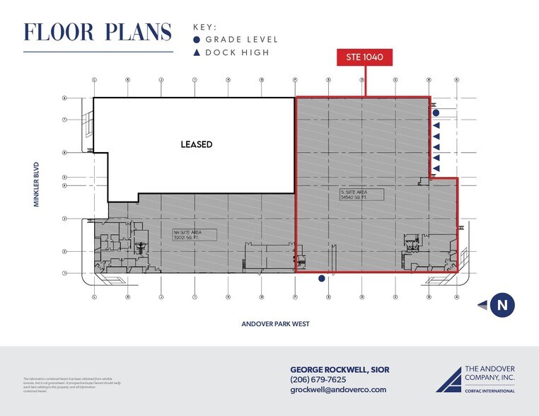 1020-1040 Andover Park W, Tukwila, WA for lease - Floor Plan - Image 2 of 4