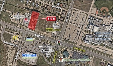 921 Knight's Way way, Harker Heights, TX - Aérien Vue de la carte