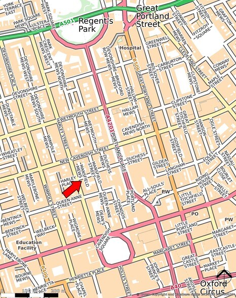 42 Harley St, Londres à louer - Photo du bâtiment - Image 2 de 8