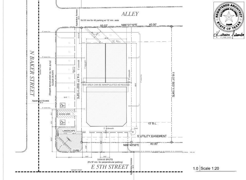 201 E 5th St, Ferris, TX à louer Plan de site- Image 1 de 7