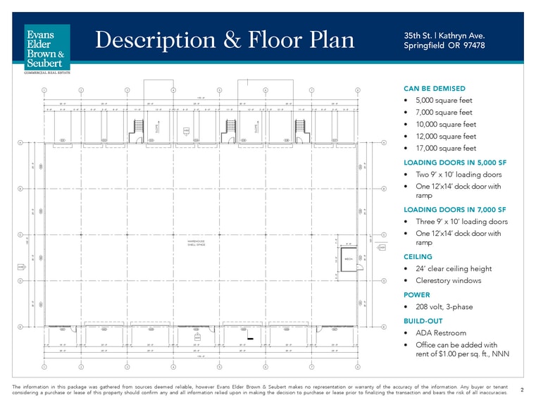 35th & Kathryn | New Warehouse, Springfield, OR for lease - Building Photo - Image 3 of 5