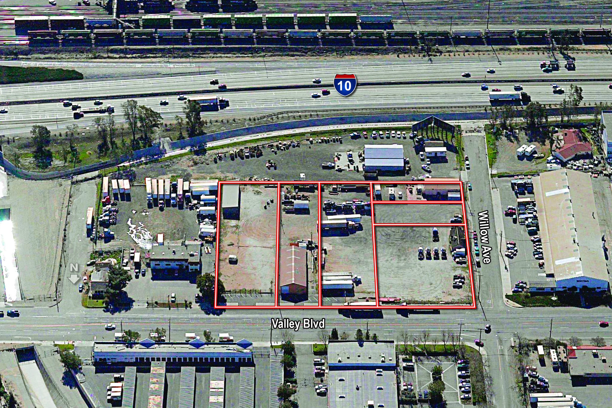 SE Valley & Willow Blvd, Rialto, CA à vendre Plan cadastral- Image 1 de 1