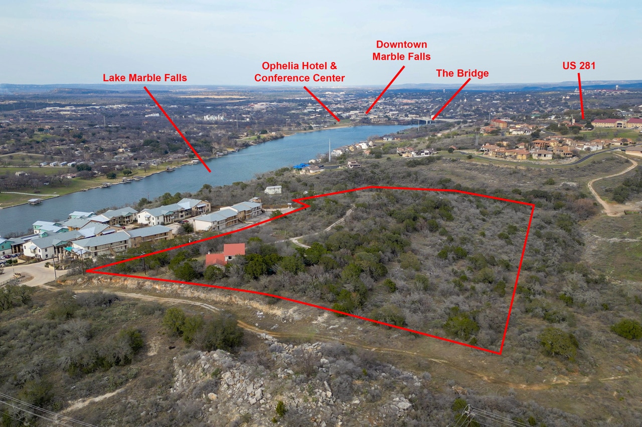 103 Palmie Ln, Marble Falls, TX for sale Aerial- Image 1 of 49