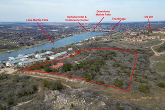 103 Palmie Ln, Marble Falls, TX - AERIAL  map view - Image1