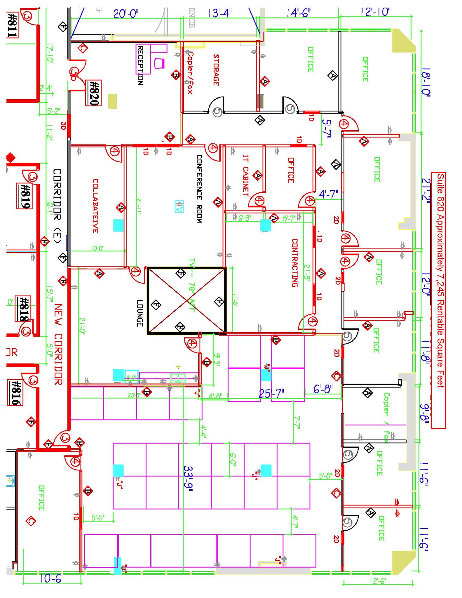 5757 W Century Blvd, Los Angeles, CA à louer Plan d’étage- Image 1 de 4