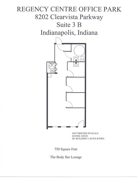 8202 Clearvista Parkway, Indianapolis, IN à louer - Plan d’étage - Image 3 de 4