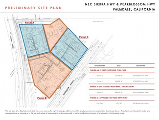 Plus de détails pour Sierra Hwy & Pearblossom, Palmdale, CA - Terrain à louer