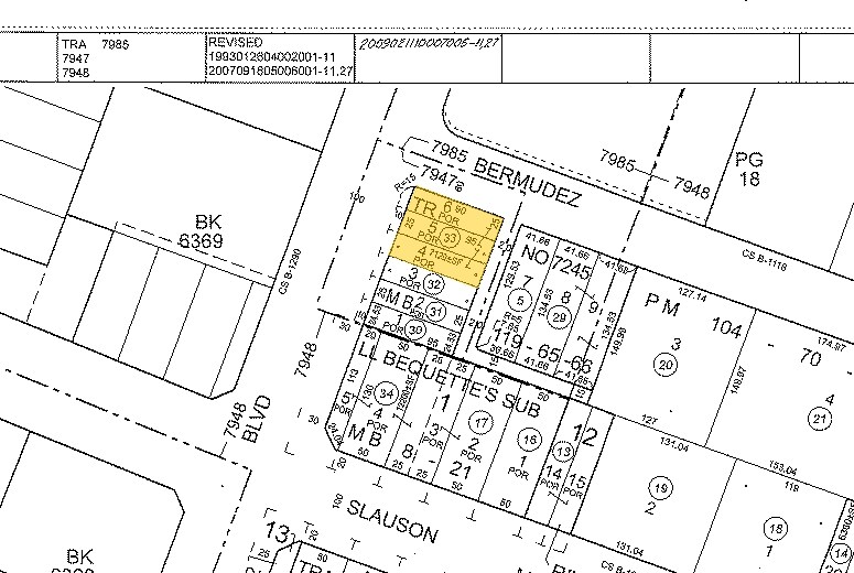 9006 Bermudez St, Pico Rivera, CA à louer - Plan cadastral - Image 2 de 2