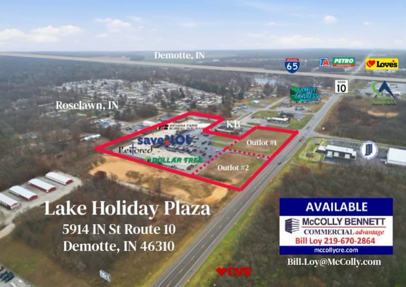 5914 W State Road 10, Demotte, IN à vendre - Aérien - Image 3 de 7