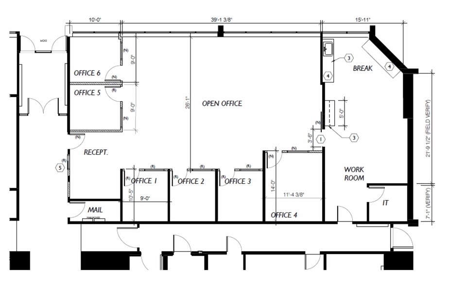 201 W North River Dr, Spokane, WA à louer - Plan d’étage - Image 3 de 3