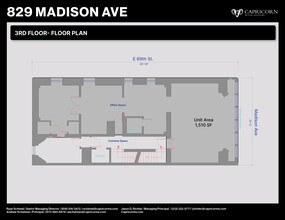 829 Madison Ave, New York, NY à louer Plan d  tage- Image 1 de 2