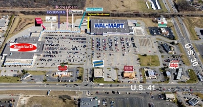 1505-1525 US Highway 41, Schererville, IN - AERIAL  map view - Image1
