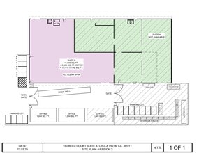 150 Reed Ct, Chula Vista, CA for lease Floor Plan- Image 2 of 2
