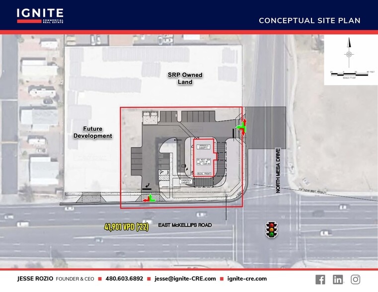 2020 N Mesa Dr, Mesa, AZ for lease - Site Plan - Image 3 of 6