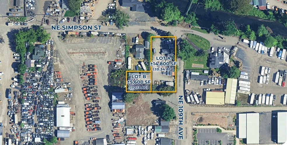 10820 NE Simpson St, Portland, OR for sale - Aerial - Image 2 of 4