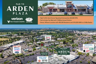 Plus de détails pour 1740 Arden Way, Sacramento, CA - Commerce de détail à vendre