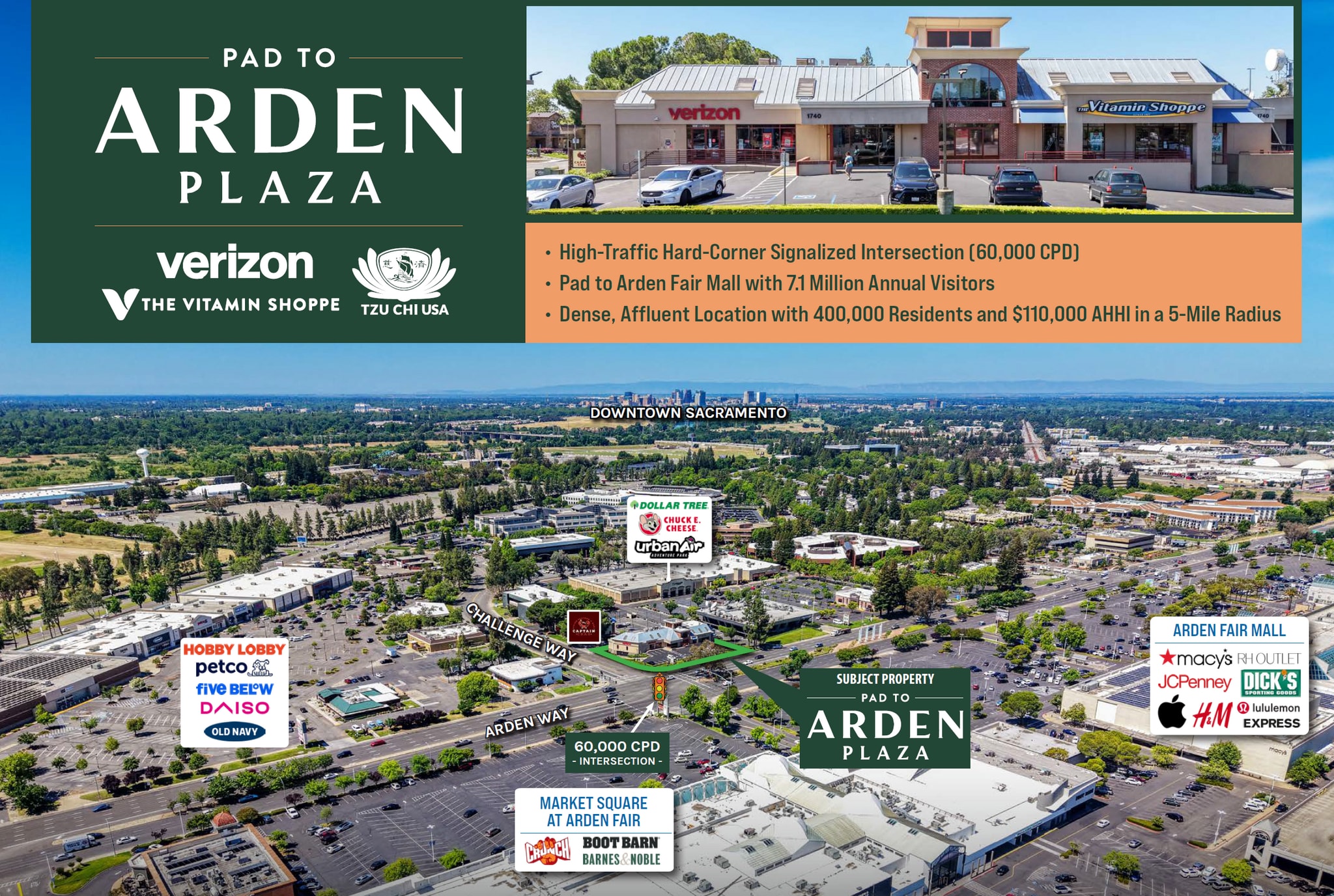 1740 Arden Way, Sacramento, CA for sale Building Photo- Image 1 of 5