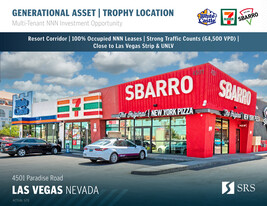 White Castle, 7-11 & Sbarro- Harmon SQ - NNN Property