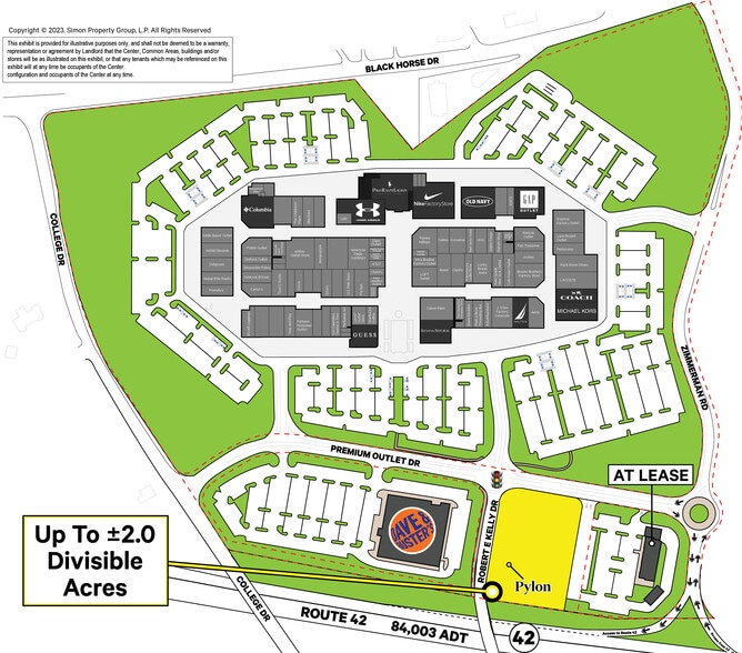 100 Premium Outlet Dr, Blackwood, NJ for lease - Site Plan - Image 2 of 3