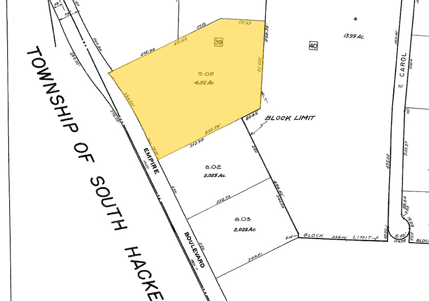 2 Empire Blvd, Moonachie, NJ à louer - Plan cadastral - Image 3 de 3