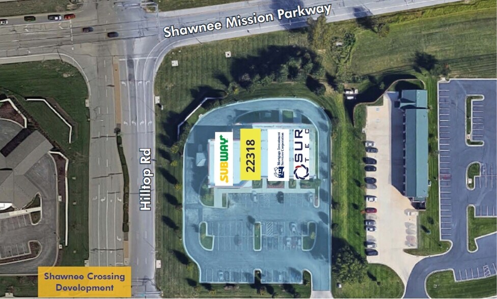 22308-22320 Midland Dr, Shawnee, KS à louer - Photo du bâtiment - Image 2 de 4