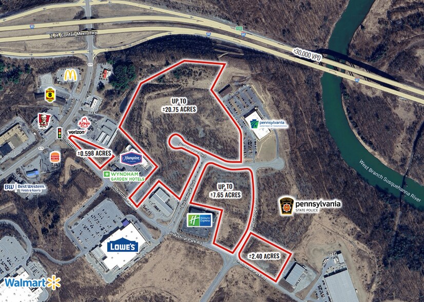Industrial Park Rd, Clearfield, PA à vendre - Photo du bâtiment - Image 1 de 1