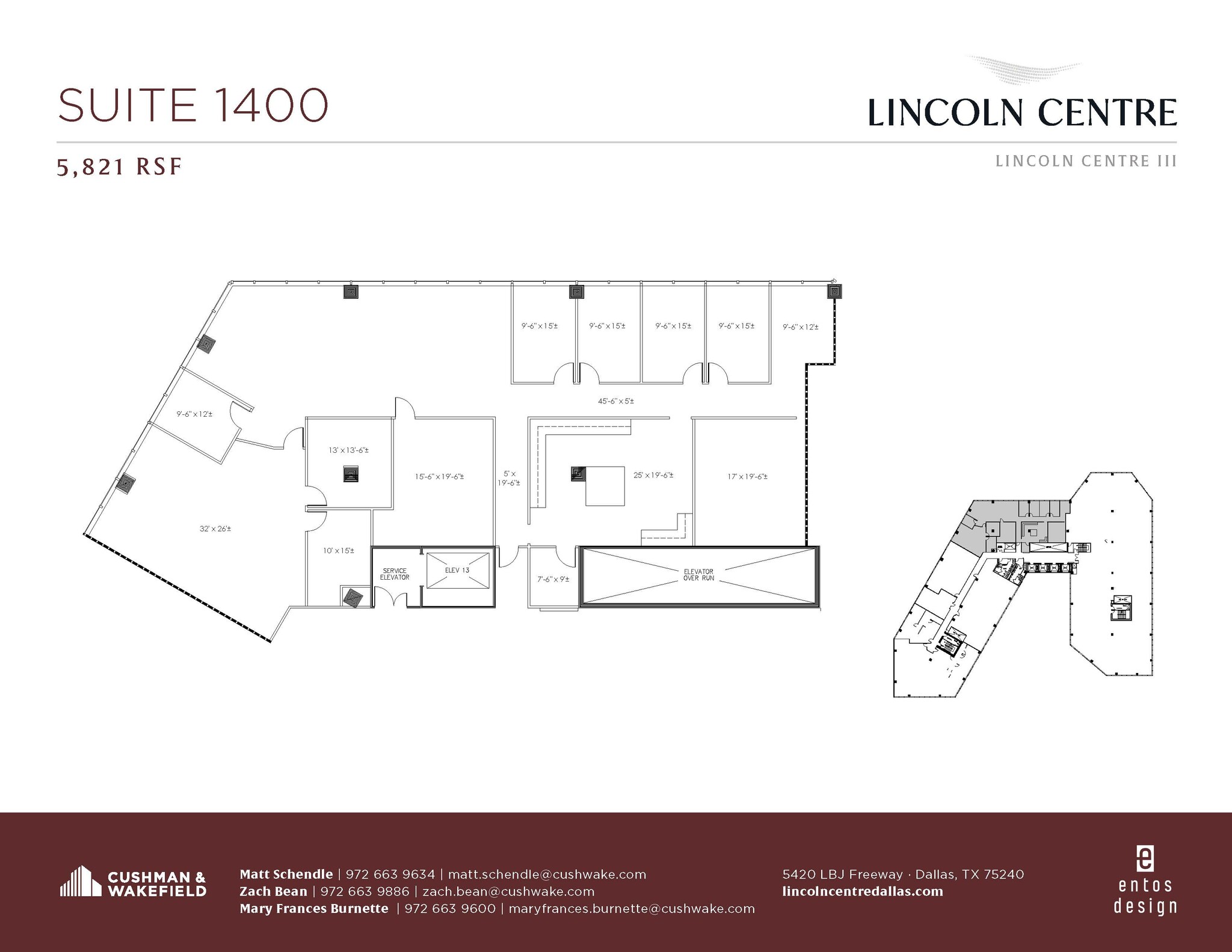 5400 Lyndon B Johnson Fwy, Dallas, TX à louer Plan d’étage- Image 1 de 1