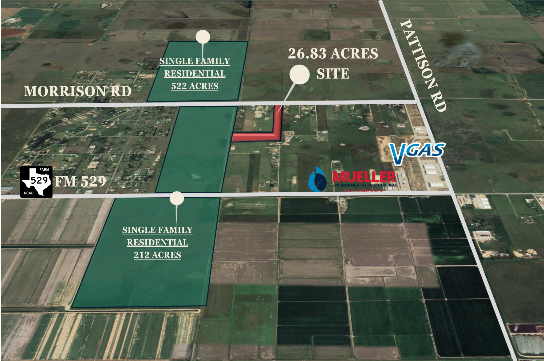 0 Morrison, Brookshire, TX à vendre Plan cadastral- Image 1 de 3