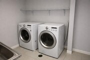 Modern laundry room setup