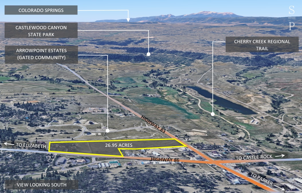 7590 Colorado 86 Hwy, Franktown, CO for sale Aerial- Image 1 of 2